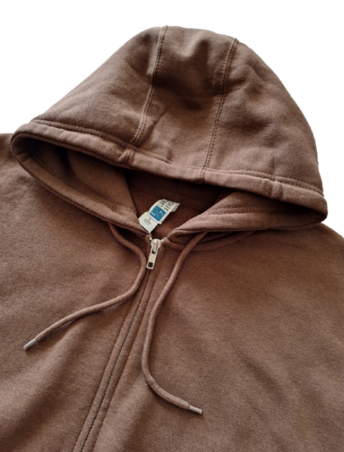 سویشرت تو کرکی وارداتی قهوه ای برند L-Seven