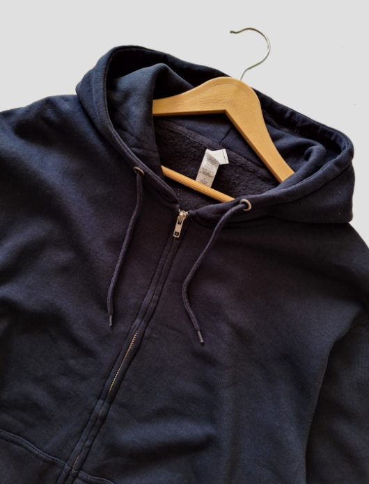 سویشرت تو کرکی وارداتی سرمه ای برند Lan-Seven